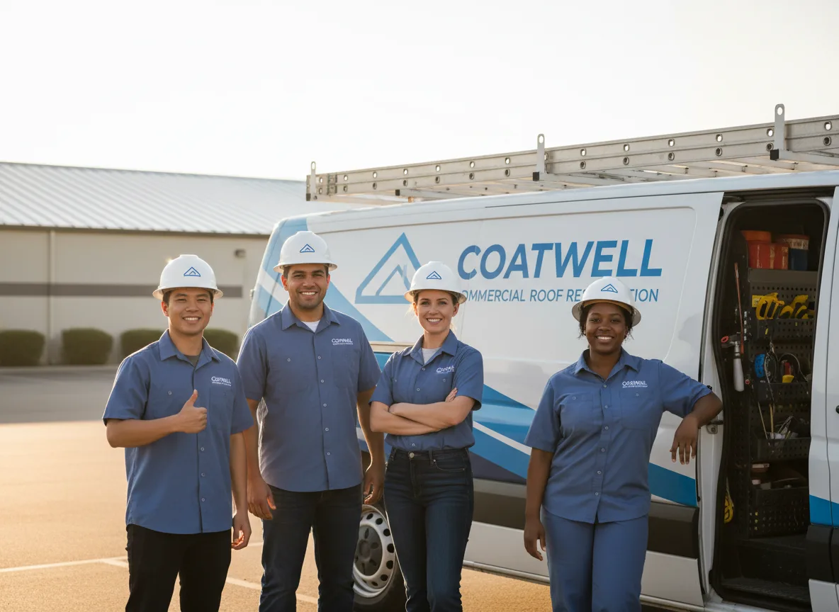 Commercial roof coating company in Pillow, PA
